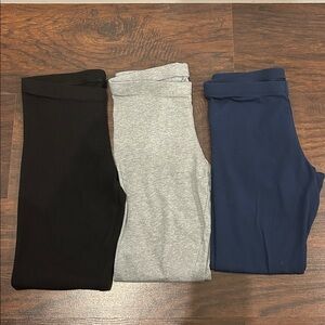 3 Pairs of Girl’s Member’s Mark Leggings Sz L (10/12)